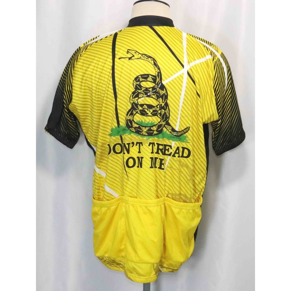 83 Sportswear Don't Tread On Me Full Zip Cycling Jersey Mens Size 4XL  52" Chest - Picture 2 of 3